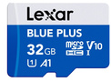 LEXAR<br/>MSDHC BLUE PLUS 32G V10 UHS-I SD ADAPT