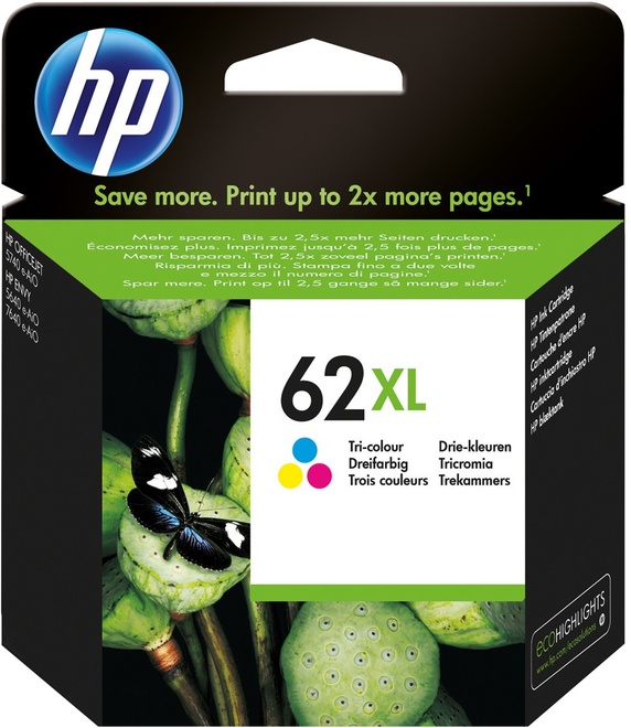 HEWLETT PACKARD<br/>HP 62XL PACK COULEUR