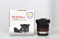 SAMYANG 12MM F2.0 MONTURE FUJIFILM