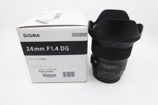 SIGMA 24MM/1.4 DG HSM ART ETAT NEUF MONTURE CANON