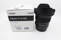 SIGMA 24MM/1.4 DG HSM ART ETAT NEUF MONTURE CANON