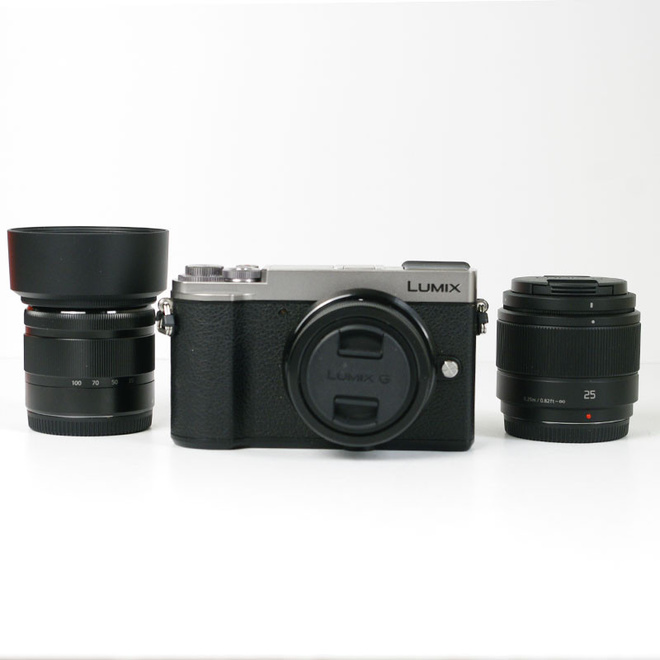 PANASONIC GX9 SILVER + 12-32mm + 35-100mm + 25mm