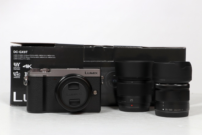 PANASONIC LUMIX  DC-GX9T KIT 3 OPTIQUES