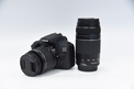 CANON 2000D+ 18-55MM IS II + 75-700 III
