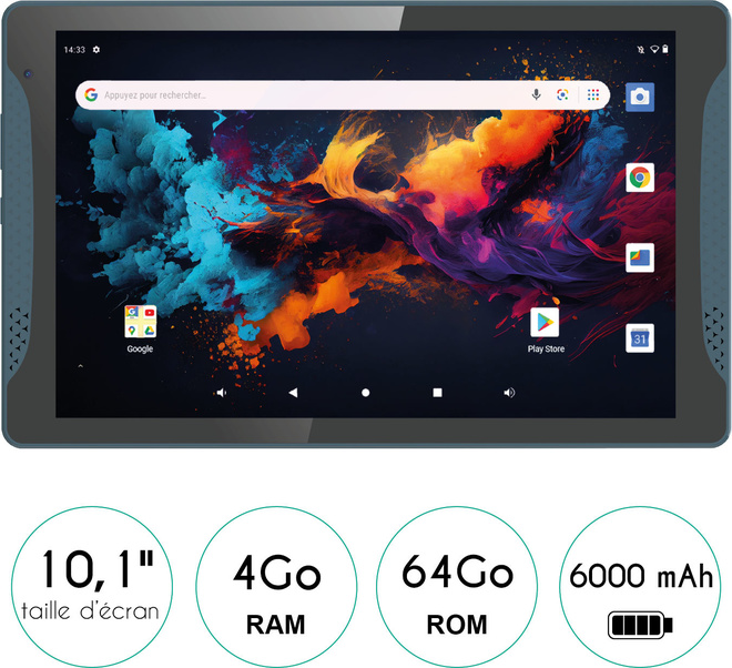 LOGICOM<br/>10,1.4/64.support arriere integre.