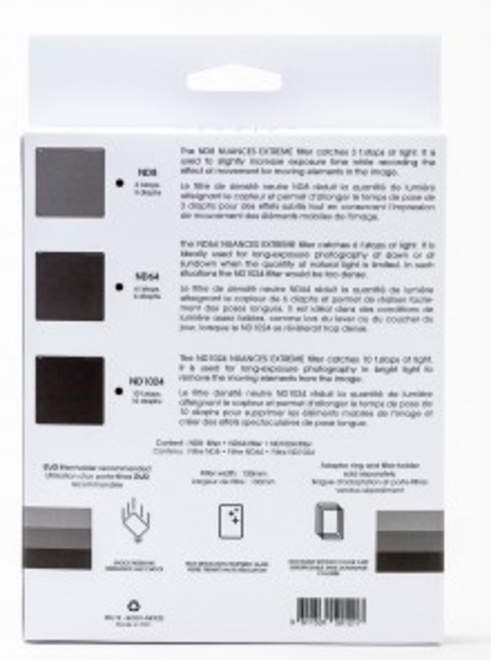COKIN<br/>FILTRE KIT DENSITE NEUTRE UNIS TAILLE XL