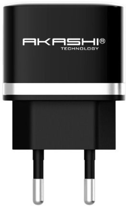 AKASHI C/SECTEUR NOIR USB 1A (VRAC)