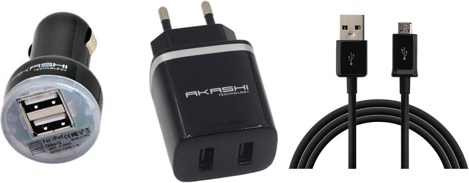 G K I P adapt/sect+cac+cable microusb 2a1 vrac