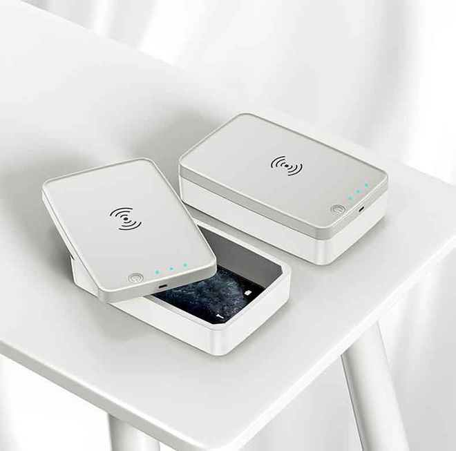 AKASHI desinfection/objet+charg/s/fil qi 10w