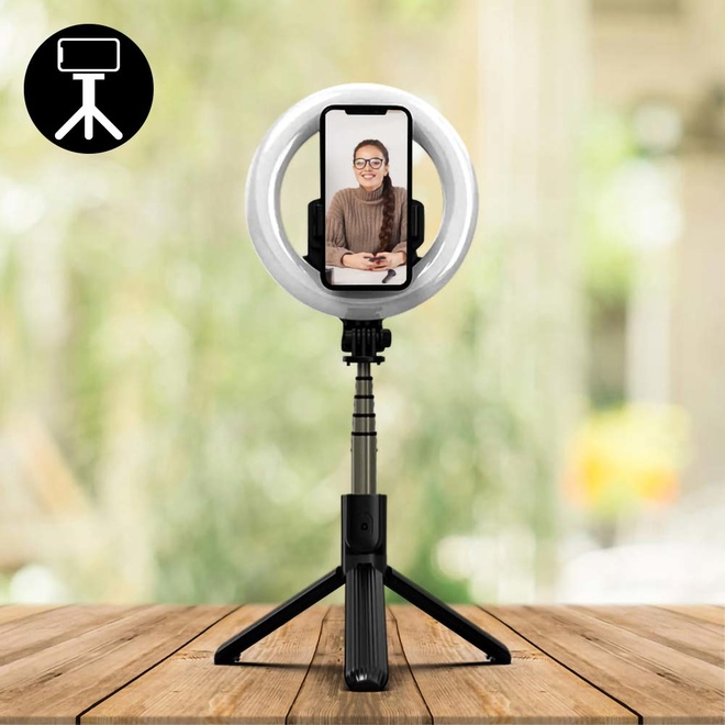 AKASHI perche selfie bt stabilis/tc/trepied/lum