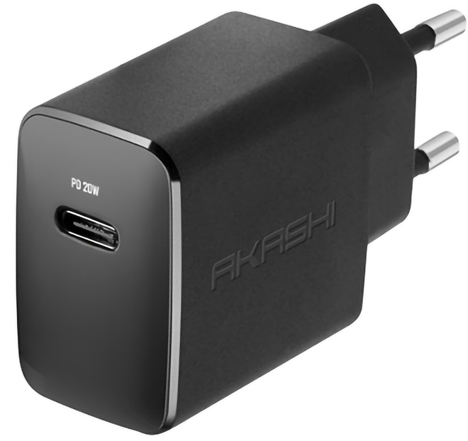 AKASHI<br/>CHARG/SECTEUR INTELLIGENT USB-C 3A 20W