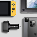 AKASHI<br/>prise al/cigares 2usb/usb-c 3a4 37w noir