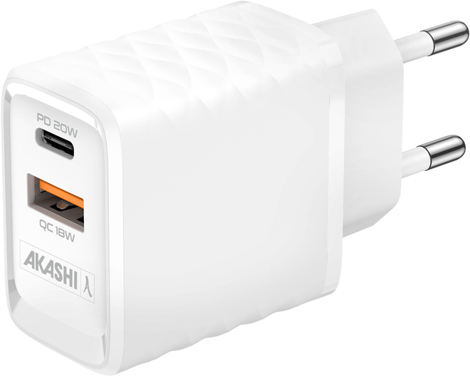 AKASHI<br/>CHARG/SECT/INTEL USB-C/USB 3A 20W WH