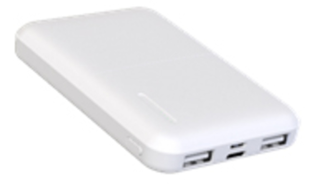 AKASHI<br/>powerbank eco 5000mah 2.1a 2usb+usb-c wh