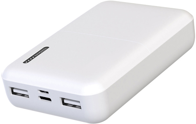 AKASHI<br/>powerbank 10a eco 2.1a 2usb+usb-c wh