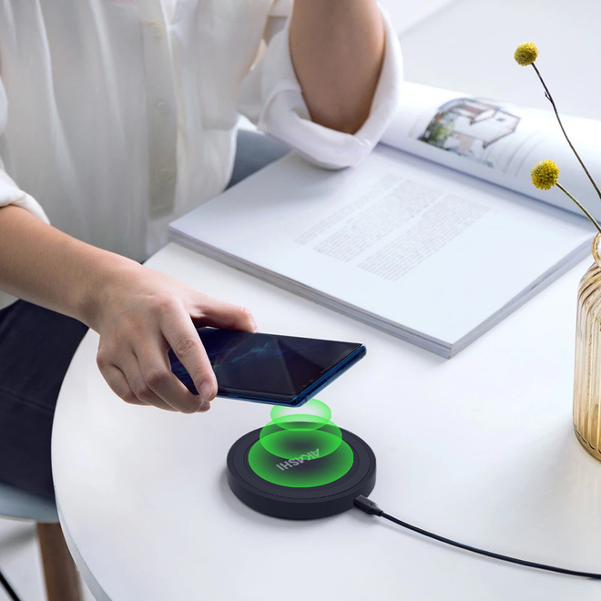 AKASHI chargeur induction univ + magsafe 10w nr