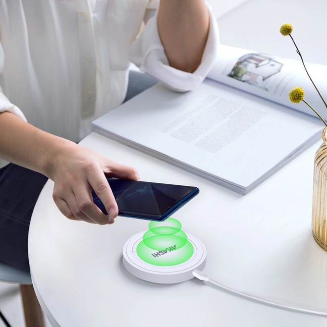 AKASHI chargeur induction univ + magsafe 10w wh
