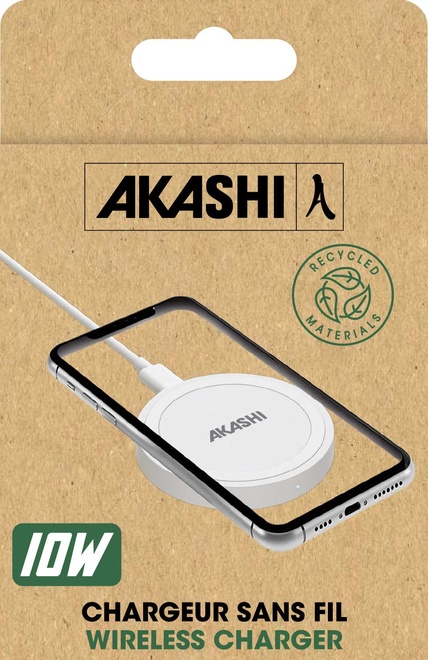 AKASHI<br/>chargeur induction univ + magsafe 10w wh