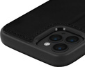 AKASHI<br/>coque noir cuir italien p/ip 14 pro