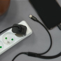 AKASHI<br/>chargeur secteur usb-a + usb-c 15w noir
