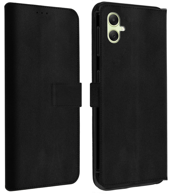 AKASHI<br/>etui folio noir stand cb p/galaxy a05s