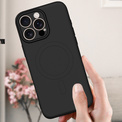 AKASHI<br/>coque gomme magsafe noir p/iphon 16 pro