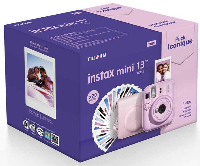 FUJI<br/>INSTAX MINI 13 ROSE PACK ICONIQUE
