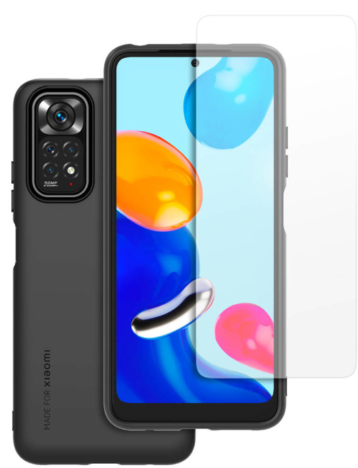 XIAOMI<br/>coque tpu + prot/ecran p/redmi note11/s