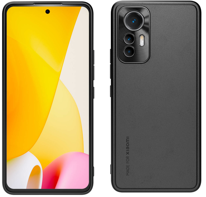 XIAOMI<br/>COQUE PREMIUM NOIR P/12 LITE