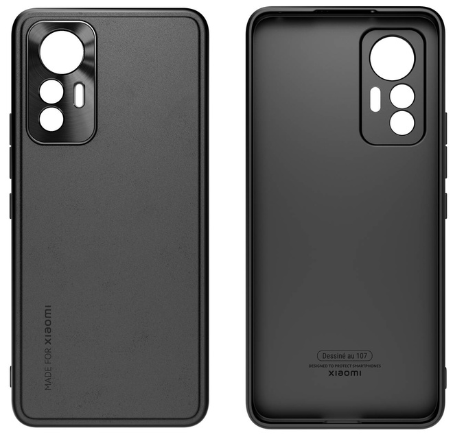 XIAOMI<br/>COQUE PREMIUM NOIR P/12 LITE