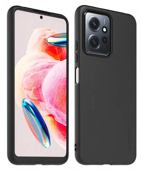 XIAOMI<br/>coque tpu noir p/redmi note 12 4g