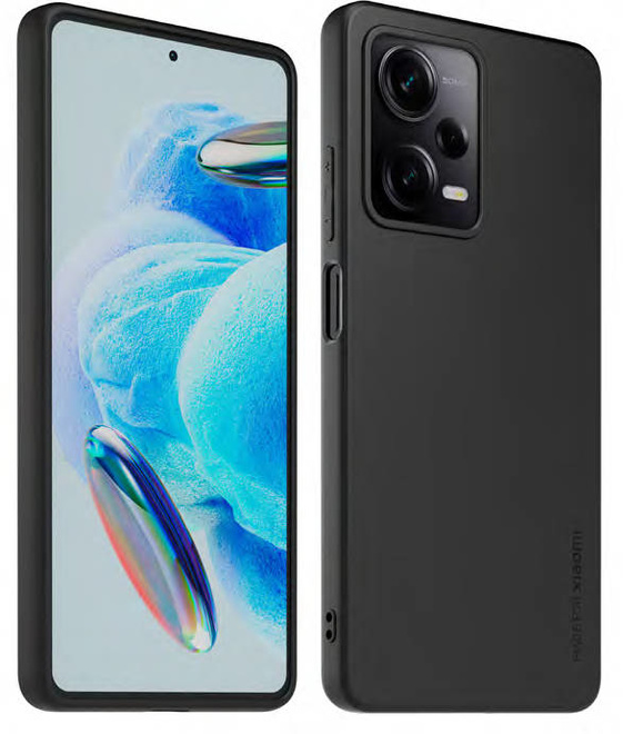 XIAOMI<br/>coque tpu noir p/redmi note 12 pro 5g