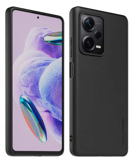 XIAOMI<br/>coque tpu noir p/redmi note 12 pro+ 5g