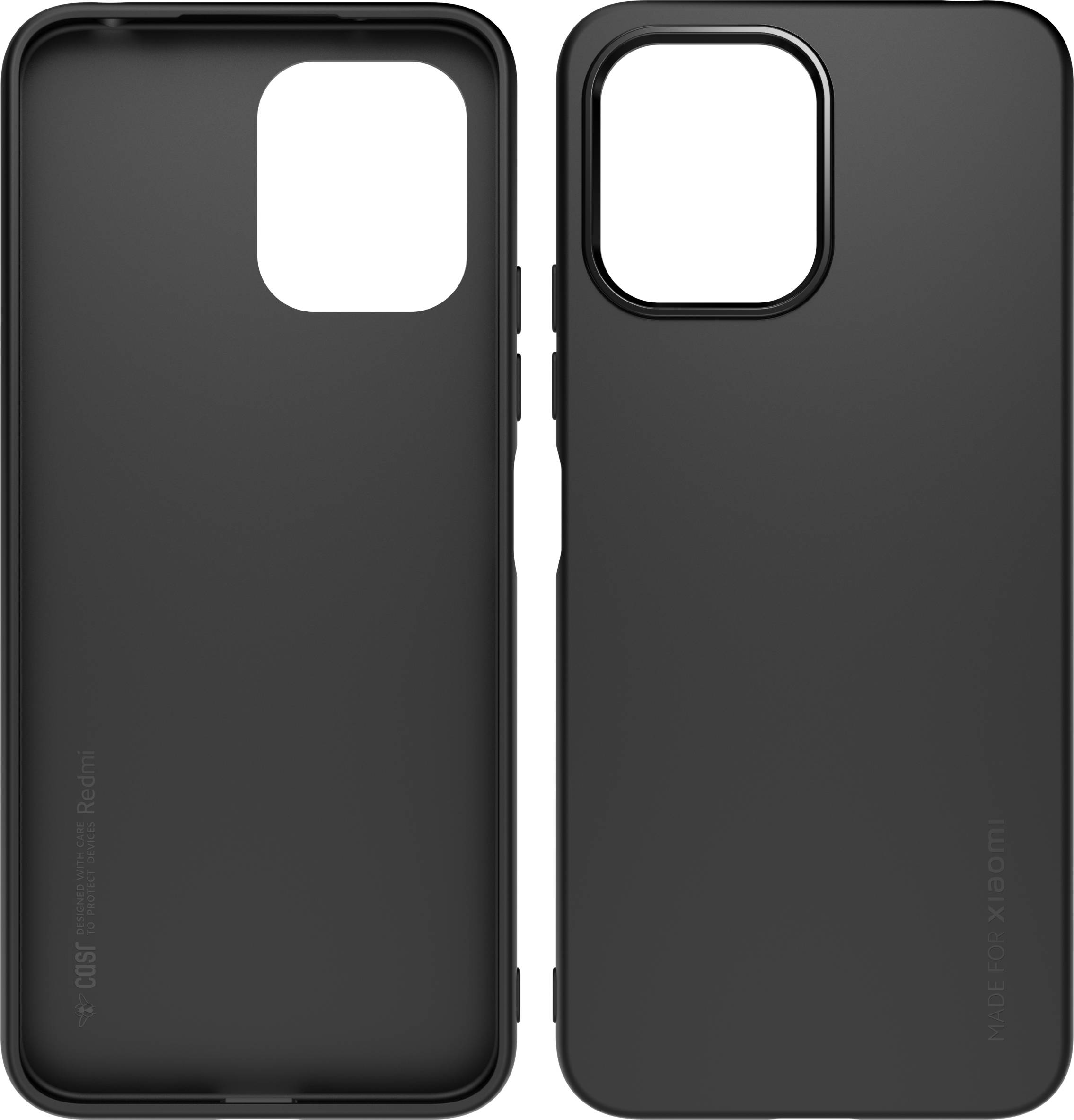 XIAOMI COQUE NOIR TPU + VERRE TREMPE REDMI 12