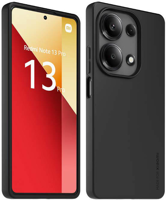 XIAOMI<br/>coque tpu noir p/redmi note 13 pro 4g