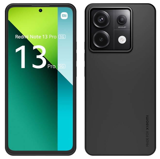 XIAOMI<br/>coque tpu noir p/redmi note 13 pro 5g