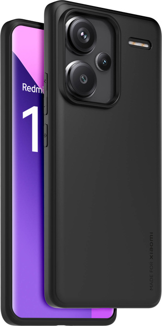 XIAOMI<br/>coque tpu noir p/redmi note 13 pro + 5g