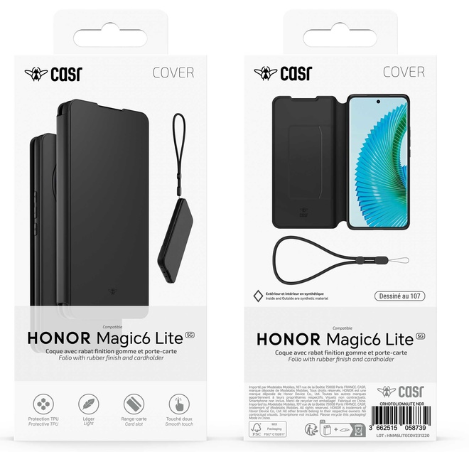 CASR<br/>folio noir honor magic6 lite