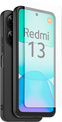 XIAOMI<br/>coque noire + verre trempe redmi 13 4g