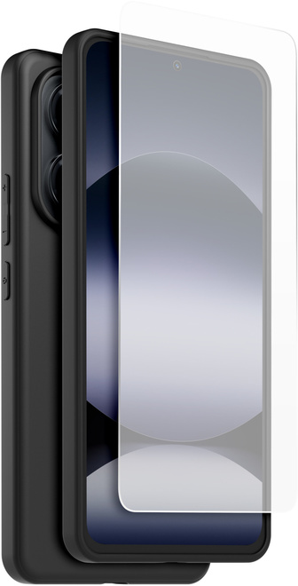 XIAOMI<br/>coque noir + verre redmi note 14 5g