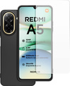 XIAOMI<br/>coque noir tpu + verre trempe redmi a5