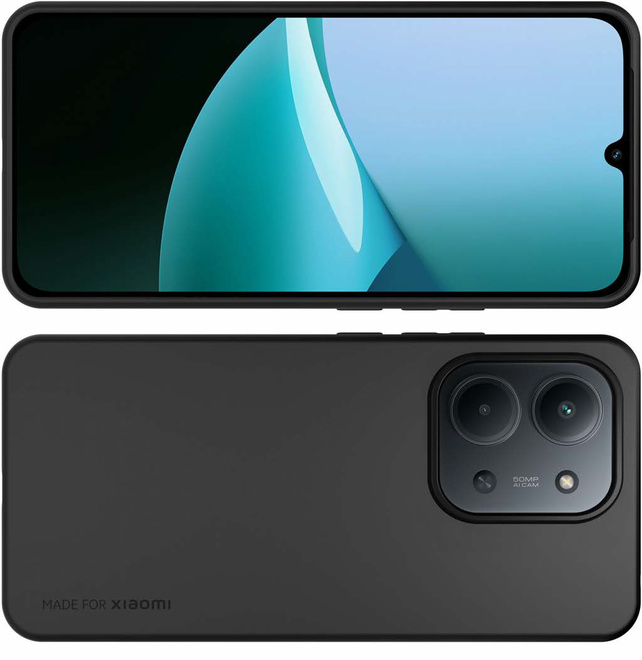 XIAOMI<br/>coque noir tpu + verre trempe redmi 15