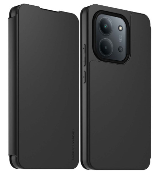 XIAOMI<br/>etui folio noir + dragonne redmi 15