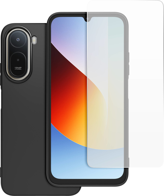 XIAOMI<br/>coque noir tpu + pe redmi a7 pro