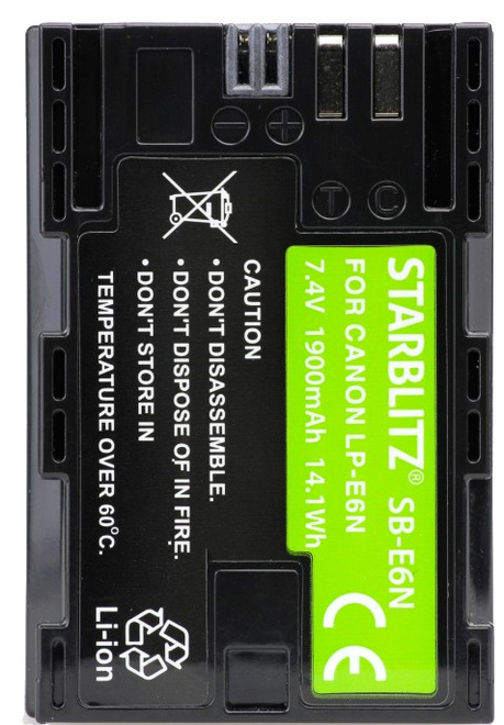 STARBLITZ Batterie compatible Canon LP-E6N