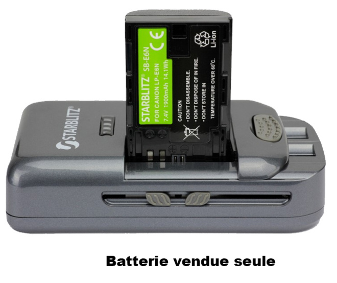STARBLITZ Batterie compatible Canon LP-E6N