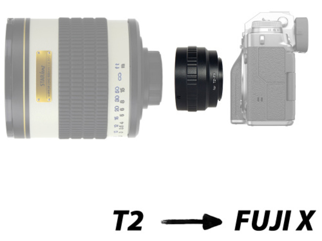 STARBLITZ<br/>BADGUE ADAPT. STARLENS T2 VERS FUJI X