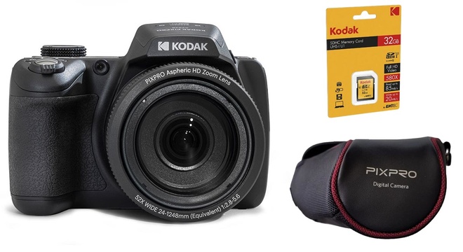 KODAK<br/>AZ528MB + SD 32GB + ETUI + 2e BATTERIE