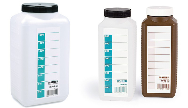 KAISER<br/>BIDON STOCKAGE PROD. CHIM. 1000ML BLANC