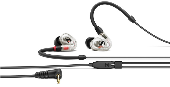 SENNHEISER PHOTO<br/>ECOUTEURS IE 100 PRO TRANSPARENTS